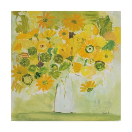 Farida Zaman 'Morning Glow Yellow' Canvas Art,24x24